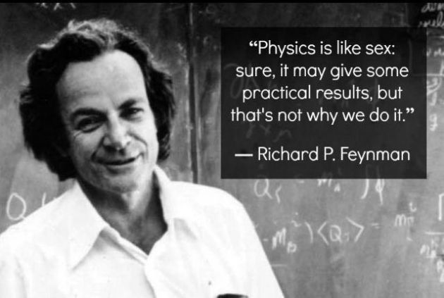 Feynman makes a good point.